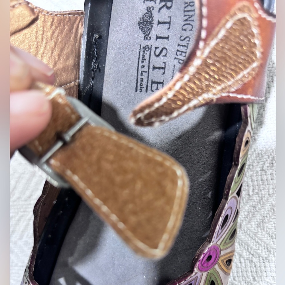 L'ATISTE Women's Colorful Floral Loafers - Picture 11 of 15